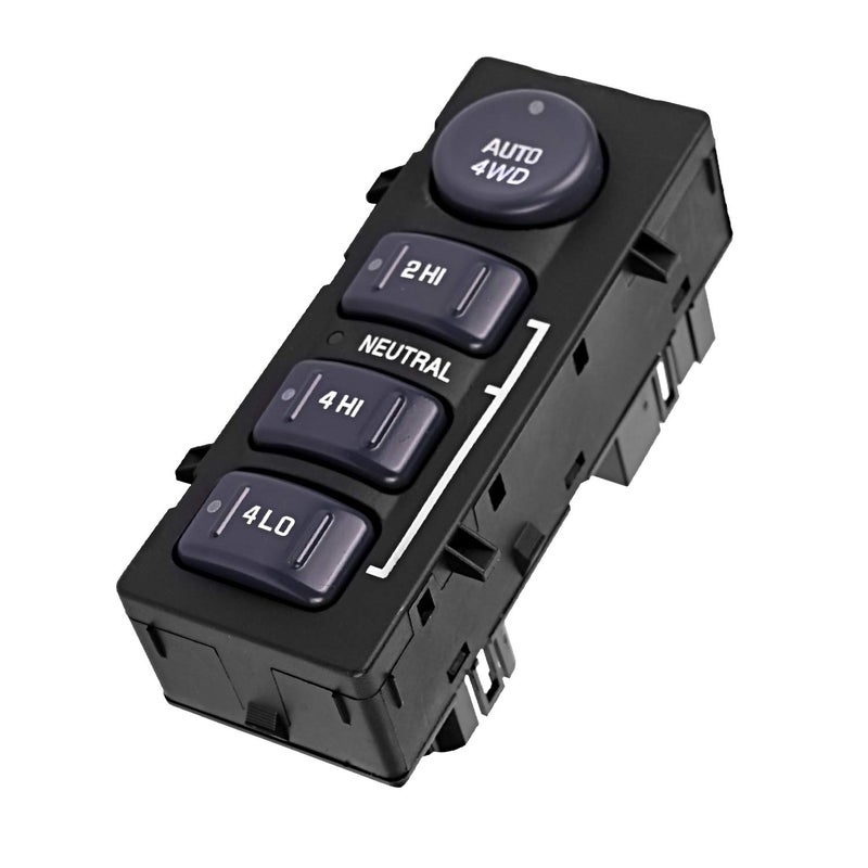 LCWRGS 901-062 4WD 4x4 Switch Replacement for Chevy Silverado 1500, 2500HD Suburban, Avalanche, GMC Sierra 1500, 2500, Yukon- 4 Wheel Drive Switch Transfer Case Selector, OE# 15709327, 19168767 - Image 1